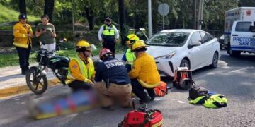Repartidor queda herido tras ser embestido por vehículo en San Pedro, NL
