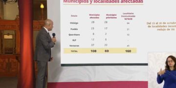 SICT reporta reducción en comunidades incomunicadas en estados afectados por lluvias