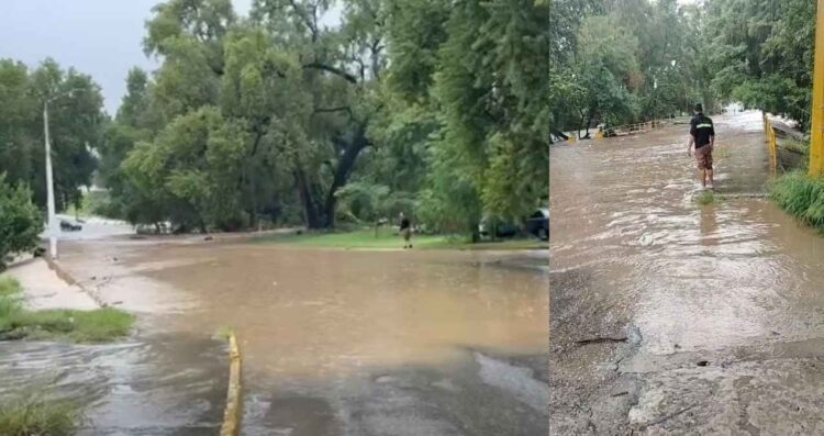 Se desborda el río San Marcos en Cd. Victoria Tamaulipas; cierran el vado de la Avenida del Estudiante