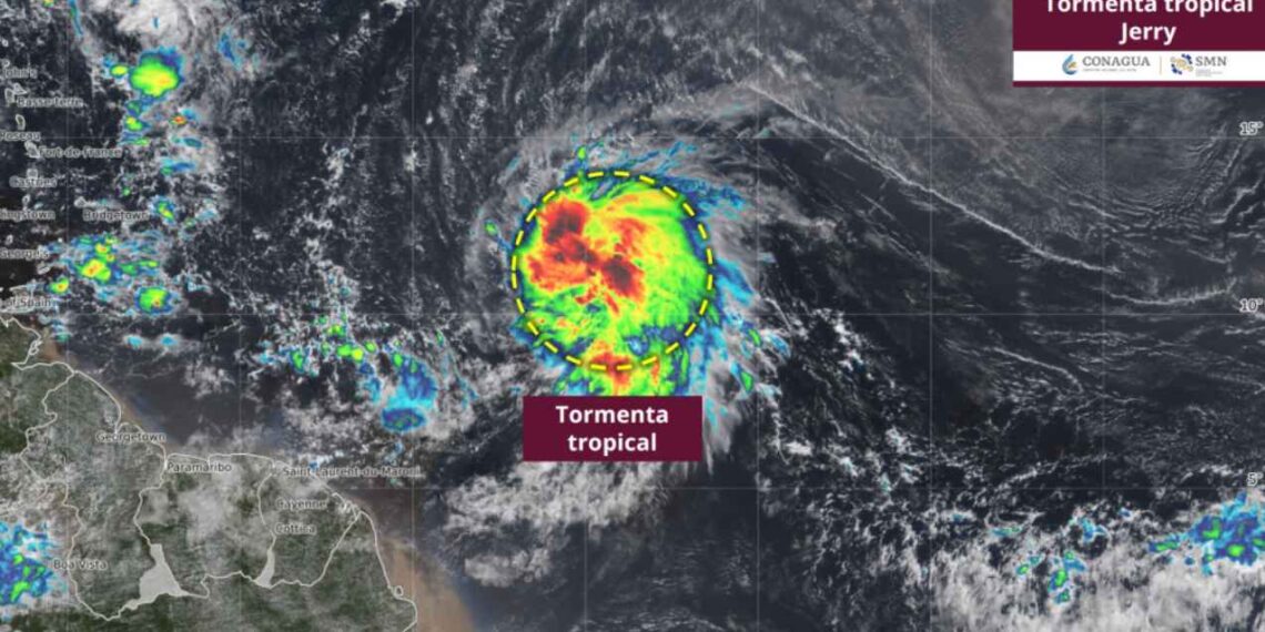 Se forma la tormenta tropical Jerry en el Atlántico: ¿Afectará a México?