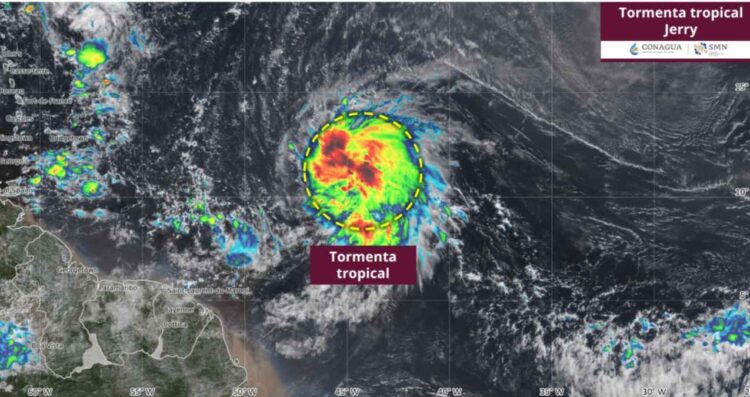 Se forma la tormenta tropical Jerry en el Atlántico: ¿Afectará a México?