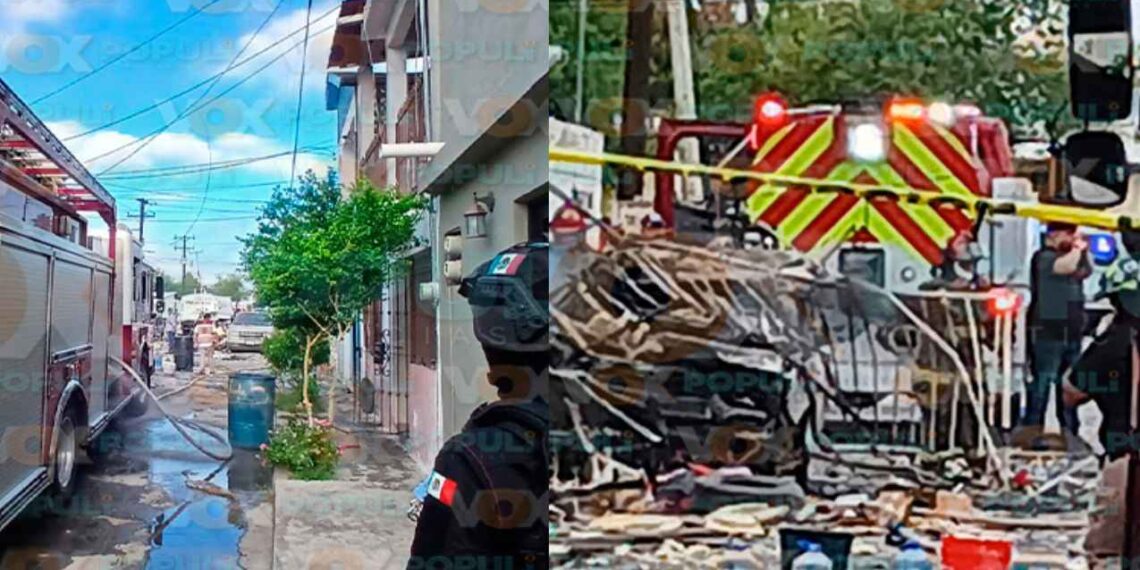 Se registra fuerte explosión en colonia Infonavit de Nuevo Laredo, Tamaulipas