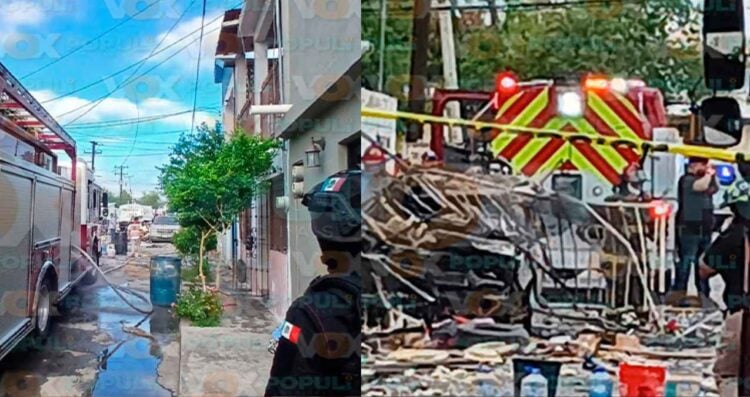 Se registra fuerte explosión en colonia Infonavit de Nuevo Laredo, Tamaulipas