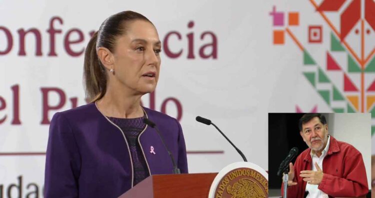 Sheinbaum señala que Gerardo Fernández Noroña debe explicar su licencia en el Senado
