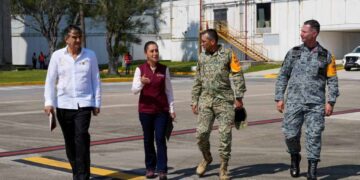 Sheinbaum supervisa río Pánuco (1)