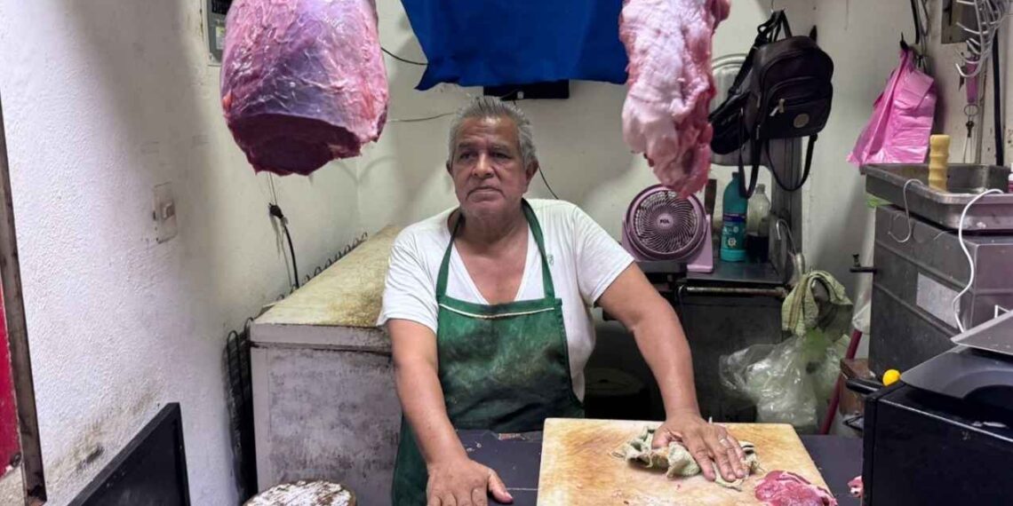 Suben precios de carne y verduras en el mercado de Tampico.
