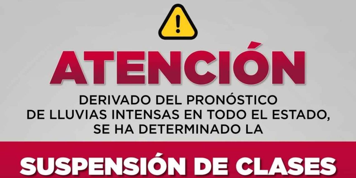 lluvias clases Veracruz Puebla