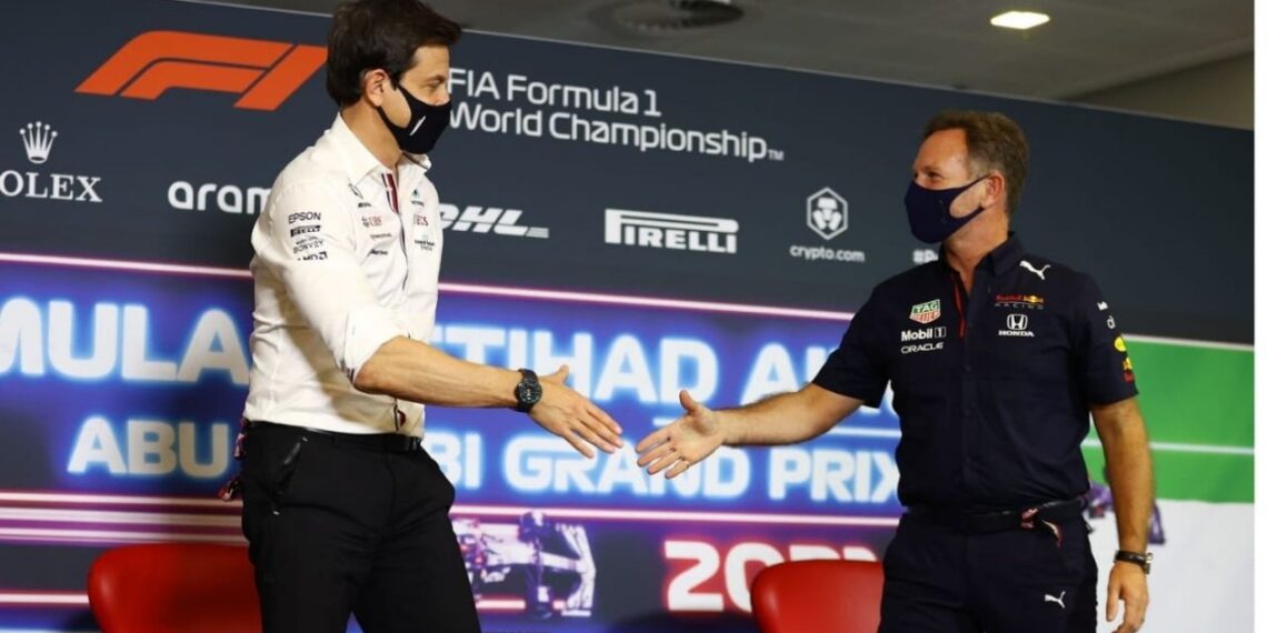 Toto Wolff Christian Horner