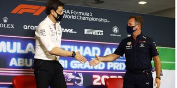 Toto Wolff Christian Horner