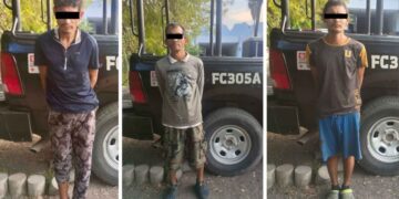 Tres detenidos en Monterrey