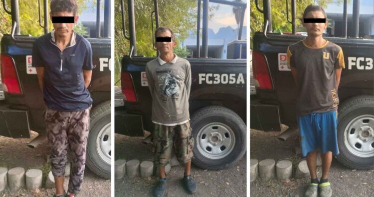 Tres detenidos en Monterrey