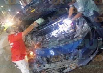 Tres lesionados tras fuerte choque en Ciudad Madero, Tamaulipas