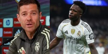 Vinicius ofrece disculpa al vestidor y Xabi Alonso cierra el tema