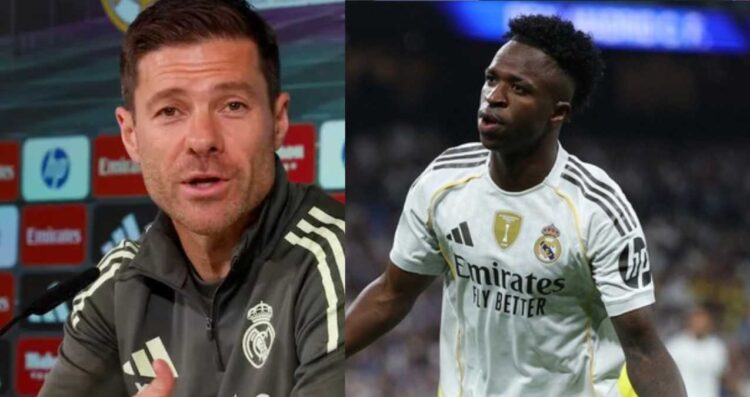 Vinicius ofrece disculpa al vestidor y Xabi Alonso cierra el tema