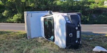 Volcadura en Montemorelos, nuevo León deja al menos 3 heridos