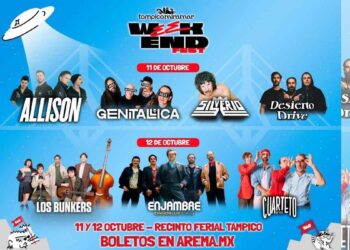 Lluvias no detendrán el Weekend Fest, Tampico vivirá un fin musical inolvidable