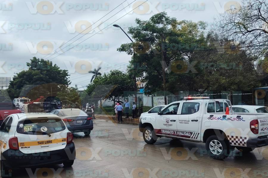 accidente camión en Ciudad Madero
