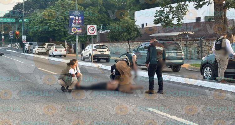 accidente de motociclista ciudad victoria