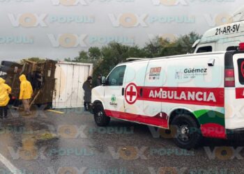 accidente en carretera victoria-matamoros