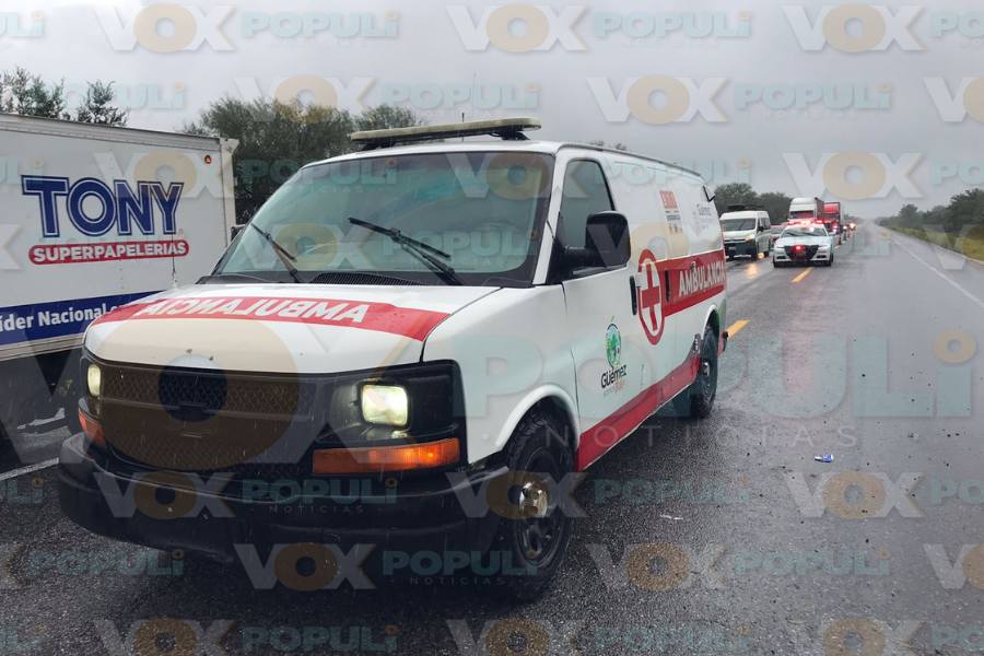 accidente en carretera victoria-matamoros