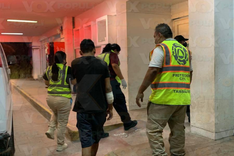 accidente en motocicleta en carretera mante-victoria