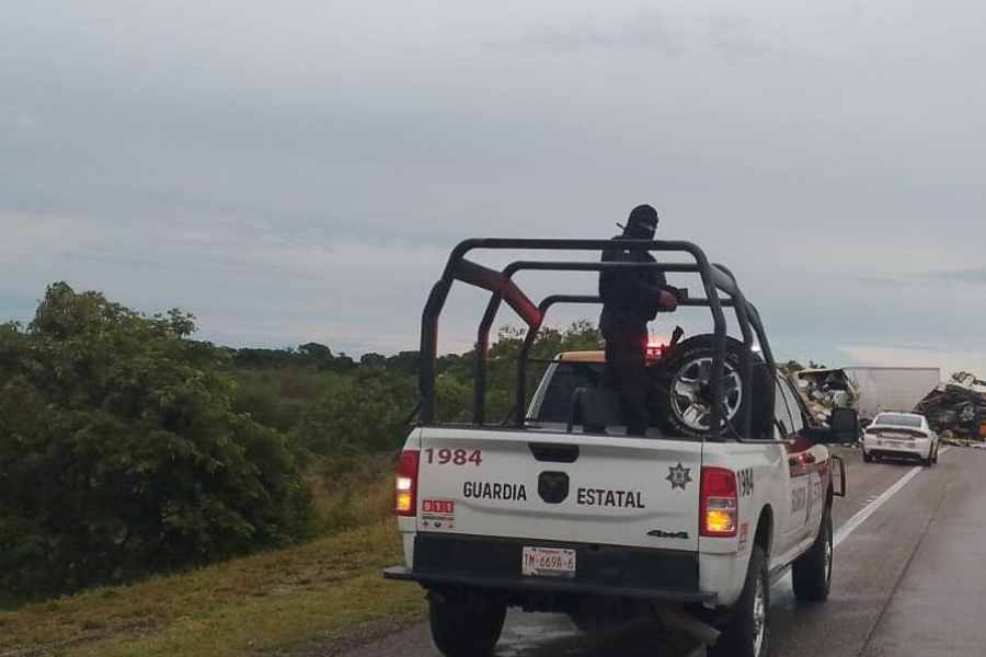 accidente múltiple en González (1)