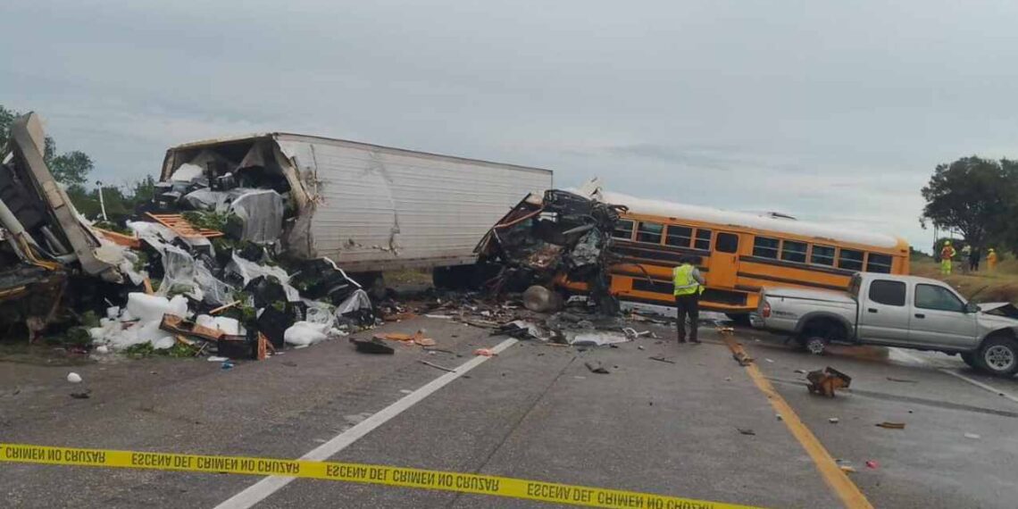 accidente múltiple en González