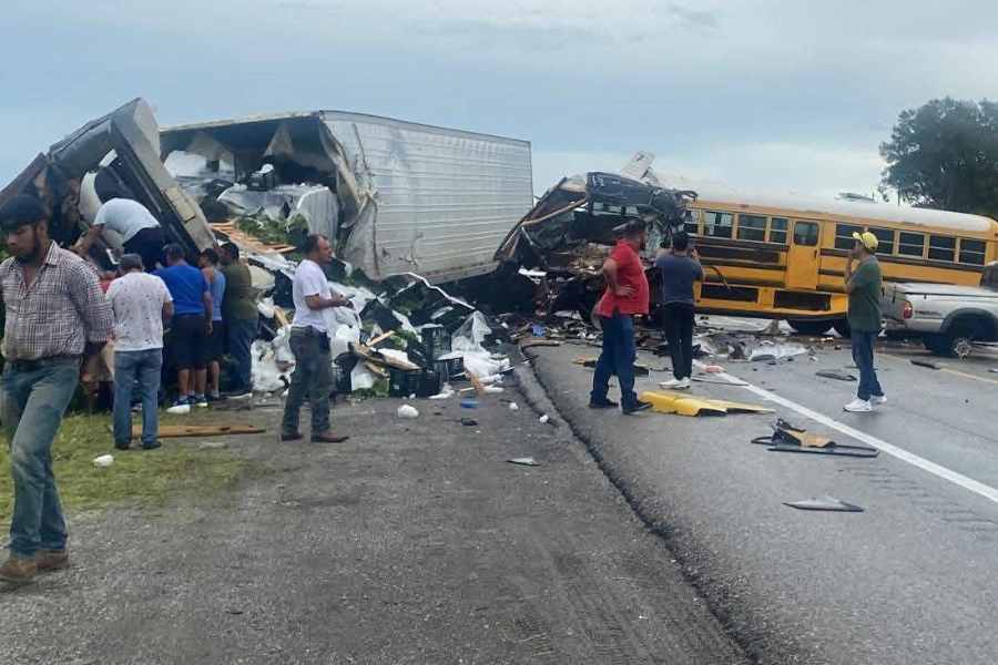 accidente múltiple en González (3)