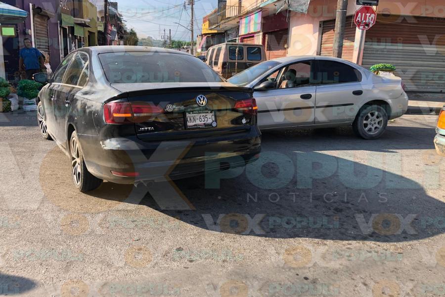 accidente vial en centro de Ciudad Victoria