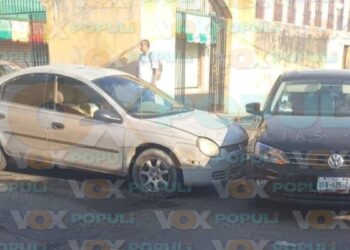accidente vial en centro de Ciudad Victoria