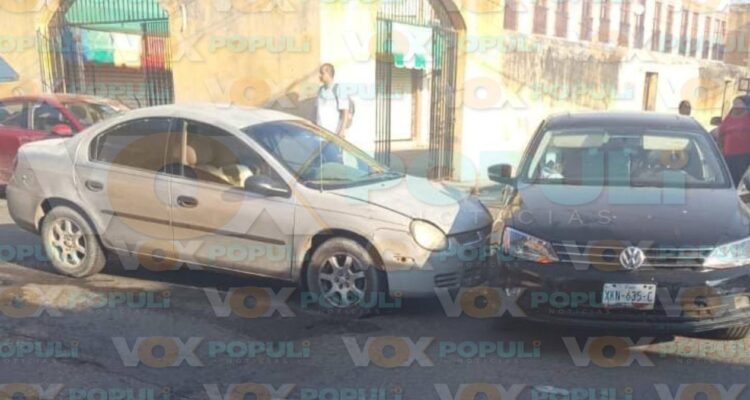 accidente vial en centro de Ciudad Victoria