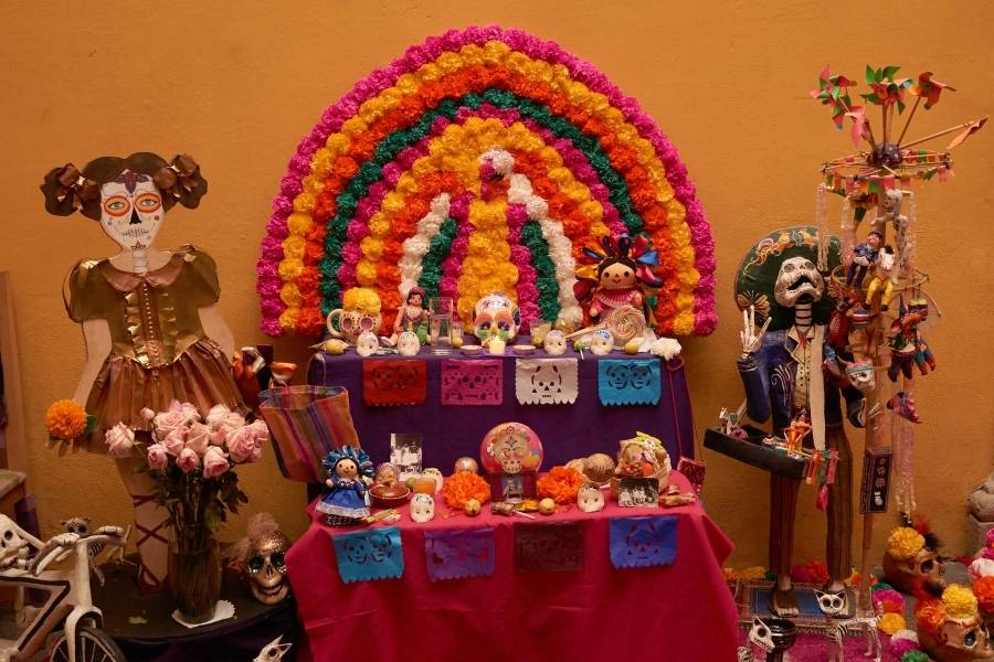 altar de muertos para mascotas