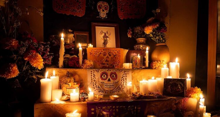 altar de muertos veladoras significado