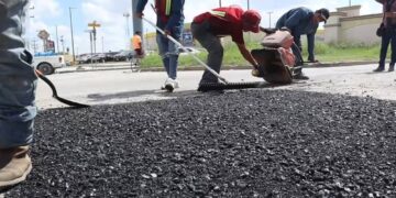 atraso en alumbrado público en Matamoros