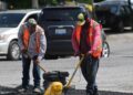 Después de las lluvias, ayuntamiento repara calles dañadas en Victoria, Tamaulipas