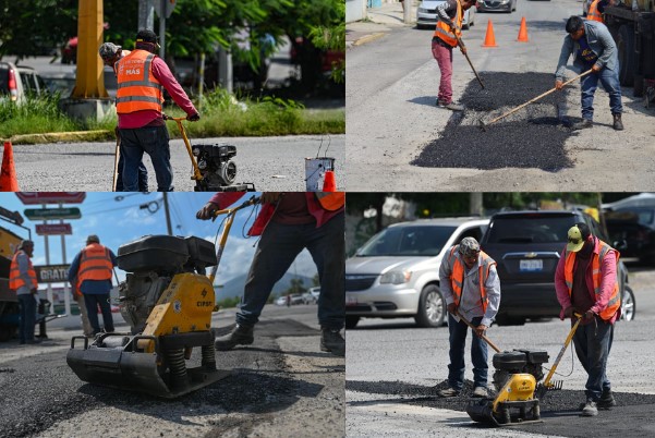 bacheo emergente en Victoria 1