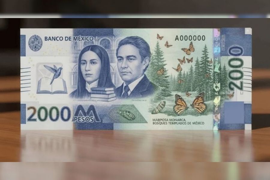 billete de 2 mil pesos México