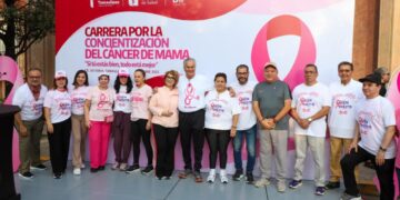 caminata en tamaulipas contra el cáncer de mama