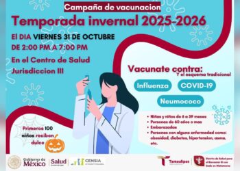campaña invernal de vacunación en Matamoros