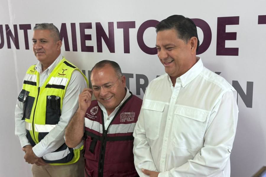 centro de mando por lluvias en Tampico