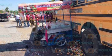 choque con autobús en ciudad victoria