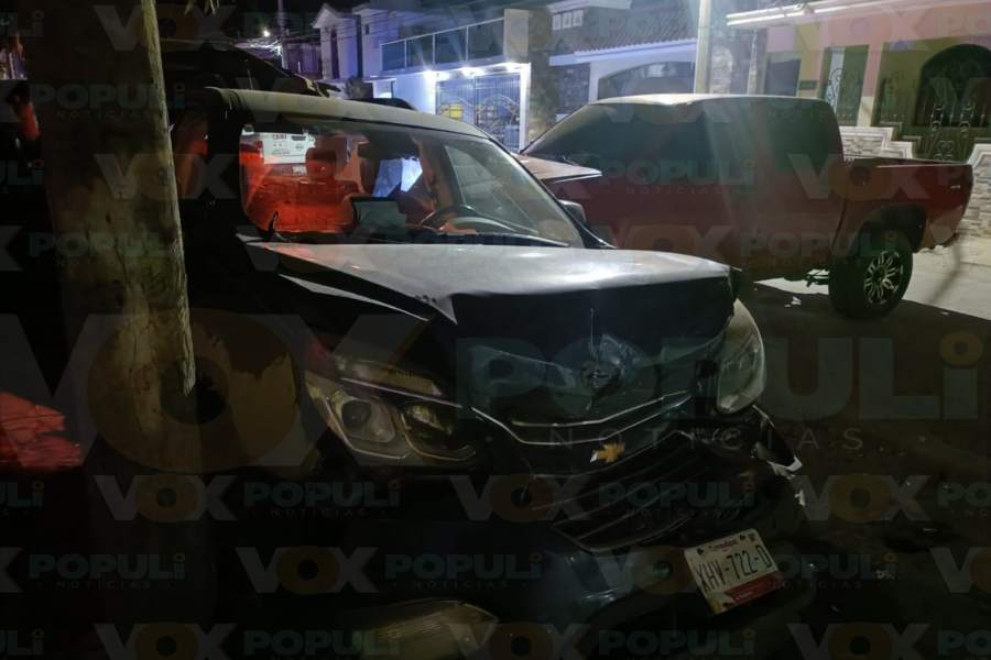 choque contra vehículo en altamira