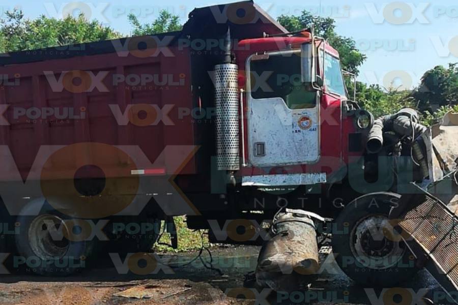 choque de camión en altamira