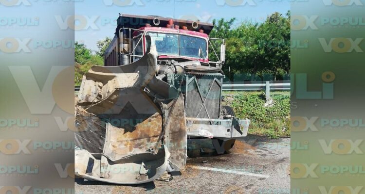 choque de camión en altamira