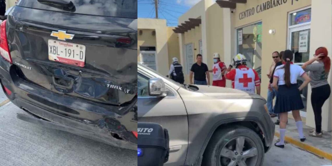 choque múltiple en Matamoros