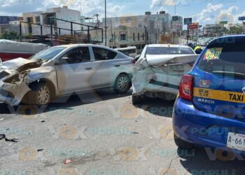 choque múltiple hoy en Tampico