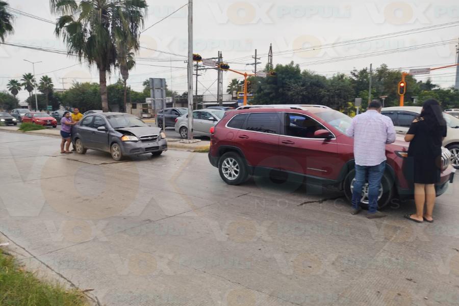choque por alcance en ciudad victoria