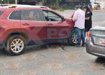 choque por alcance en ciudad victoria