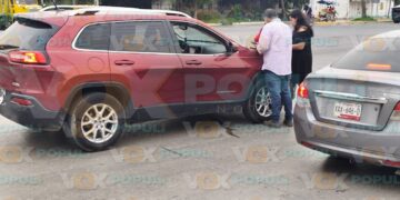 choque por alcance en ciudad victoria