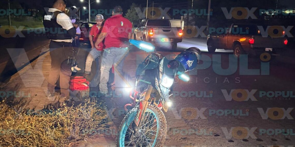 choques de motociclistas en sur de Tamaulipas